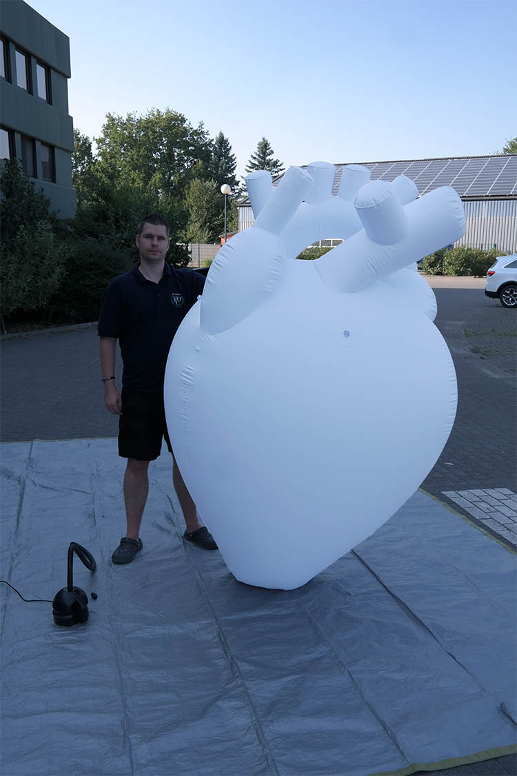 inflatable heart