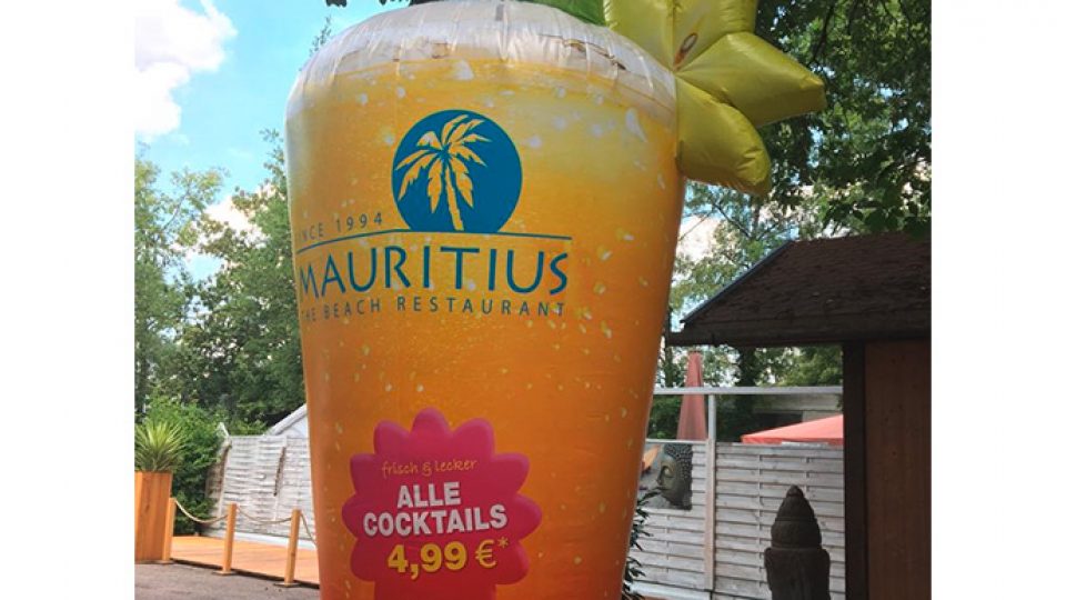 cocktailglass inflatable