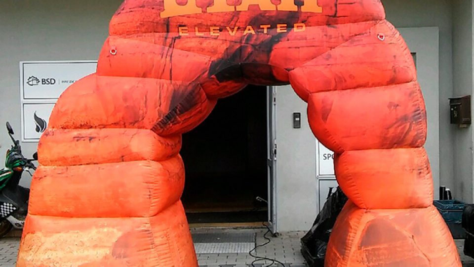 delicate arch Utah inflatable