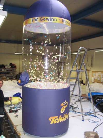 Aufblasbare Animationsmodule