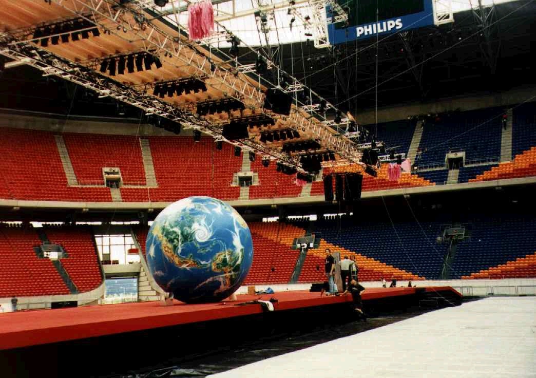 Aufblasbare Weltkugel für Veranstaltungen