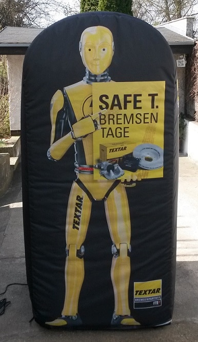 Aufblasbare Flachfigur