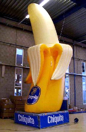 Inflatable Chiquita banana