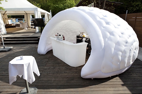 Aufblasbare Indoor- Elemente 