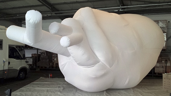 Aufblasbares riesen Herz