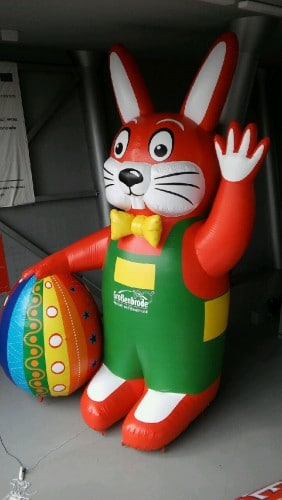inflatable easter bunny