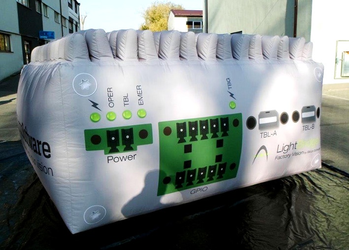 Messe objekte aufblasbar