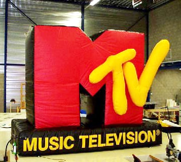 Inflatable MTV Logo