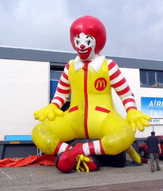 Inflatable Ronald Mc Donald