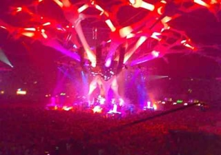 Effective photostimulable designs for concerts and music events